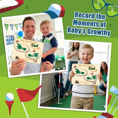 3D Father's Day Baby's Footprint DIY Art Craft with Ink Pad