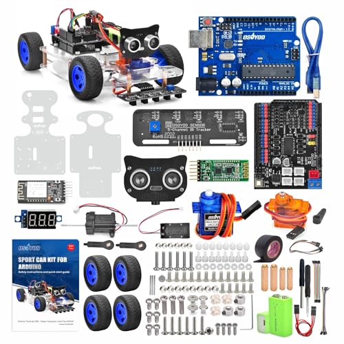 Robot Car DIY Smart Kit with Servo Power Steering for Arduino UNO