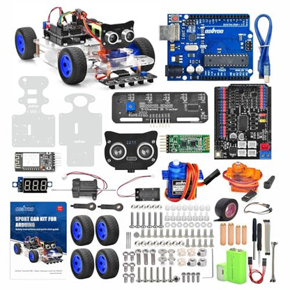 Robot Car DIY Smart Kit with Servo Power Steering for Arduino UNO