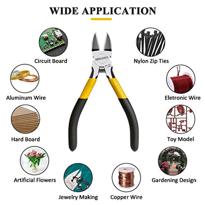 Wire Cutter 5 inch Cutting Pliers Diagonal Cutter Snipper