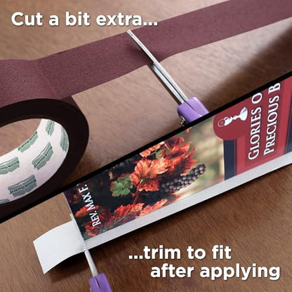 1-1/2 Inch Burgundy Bookbinding Repair Tape, 15 Yard Roll