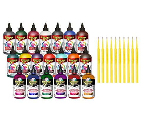 Unicorn SPiT Gel Stain and Glaze 20 Complete Collection (8 Fl Oz)