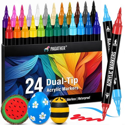 Acrylic Paint Markers (24 Count)