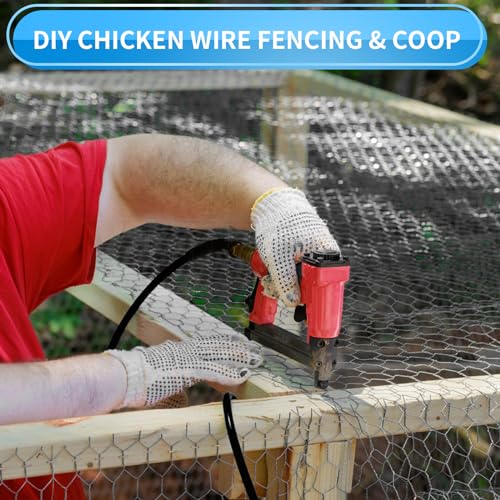 48'' x 150' Black Chicken Wire Mesh Fence