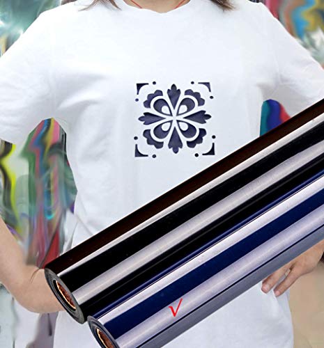 Navy Blue Heat Transfer Vinyl HTV Rolls (8 Foot)