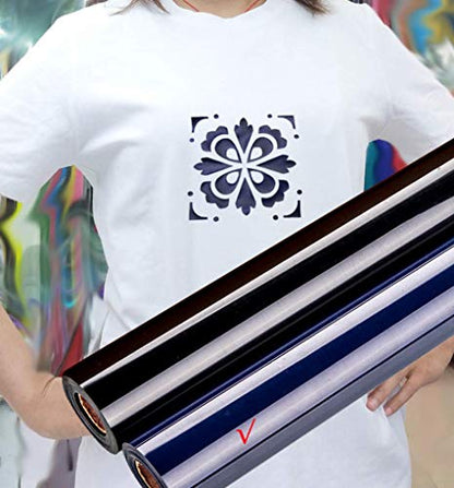 Navy Blue Heat Transfer Vinyl HTV Rolls (8 Foot)