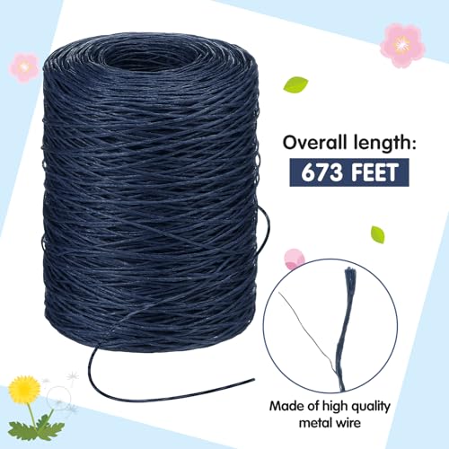673 Feet Floral Vine Bind Wire Rustic Craft Wire