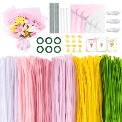 1800PCS Pipe Cleaners Flower Kit (1800 Count)