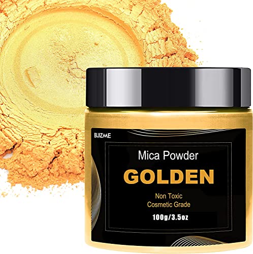 Golden Mica Powder Pigment