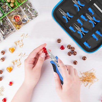 Jewelry Pliers Set Jeweler Making Tools Kit (17 Count)