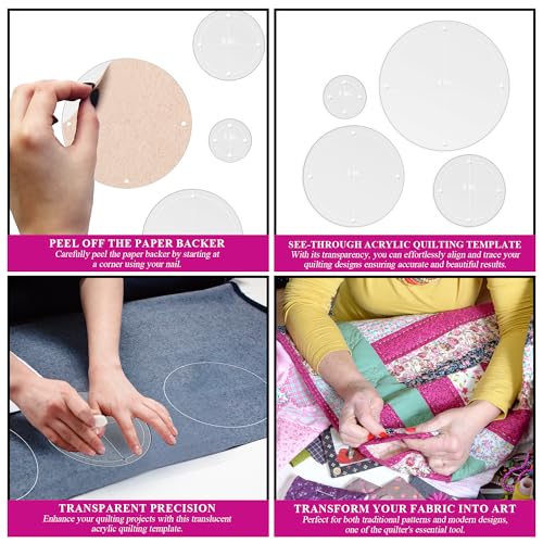 Quilting Acrylic Template Set (4 Count)