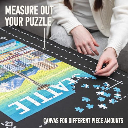 Puzzle Mat for Jigsaw Puzzle Fits 1500 1000 500 Piece Puzzles Roll (1500 Count)