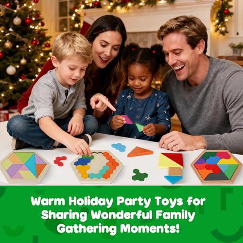 5 Pack Wooden Puzzle Set