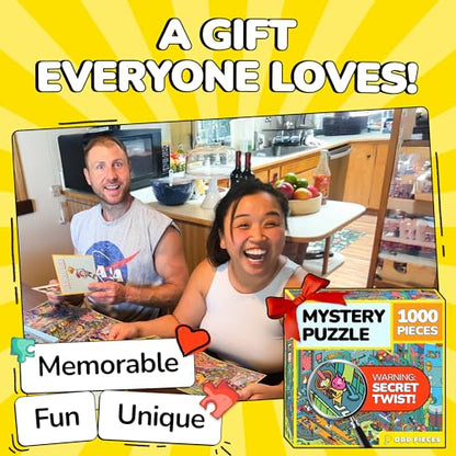 Jigsaw Puzzles 1000 Pieces with Storytelling Comics (1000 Count)