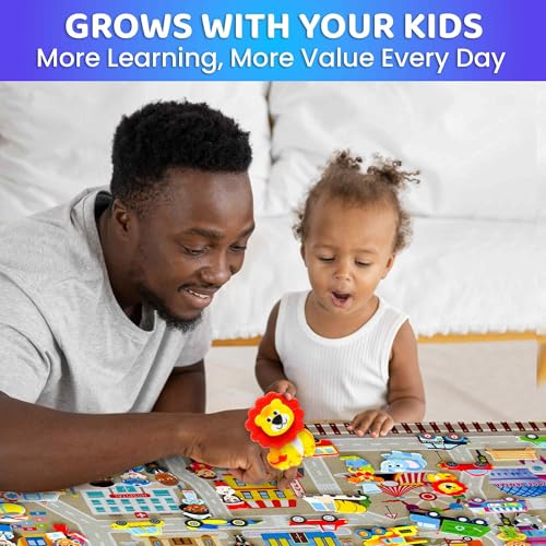 City Felt Board for Kids 3 (61 Count)
