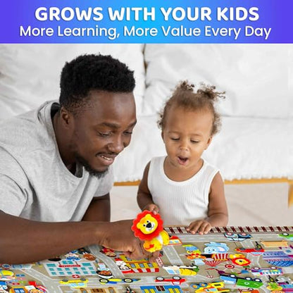 City Felt Board for Kids 3 (61 Count)