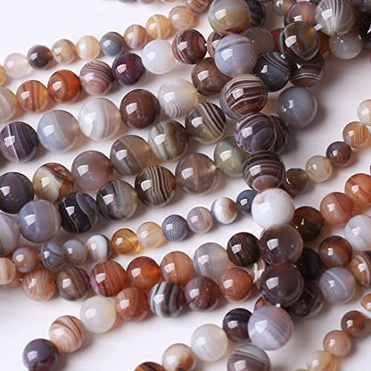 32PCS 12MM Red Coffee Agate