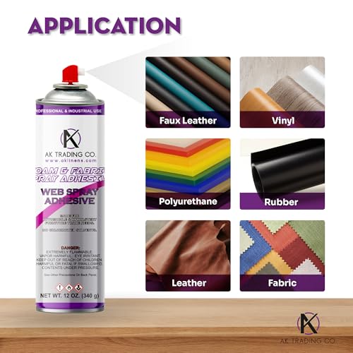 Professional Quality Multipurpose Spray Adhesive (12 Ounce)