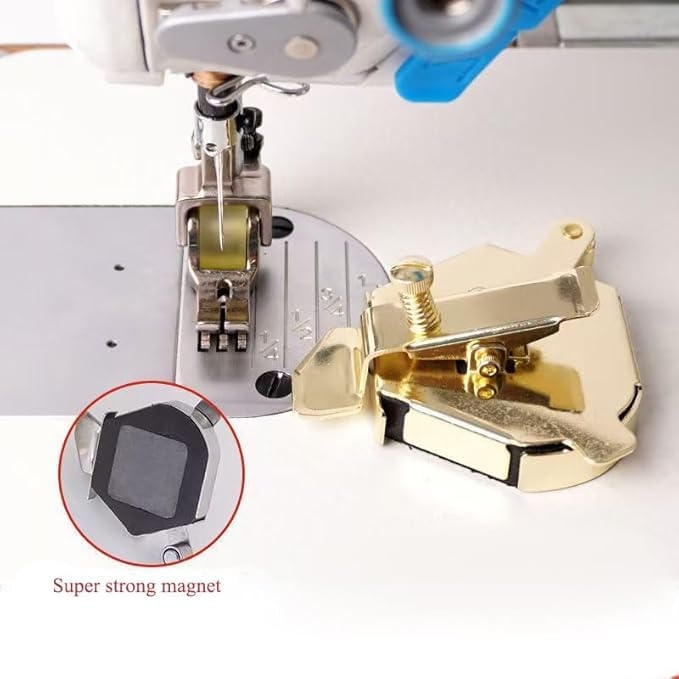 Upgraded Multifunctional Magnetic Seam Guide for Sewing Machines