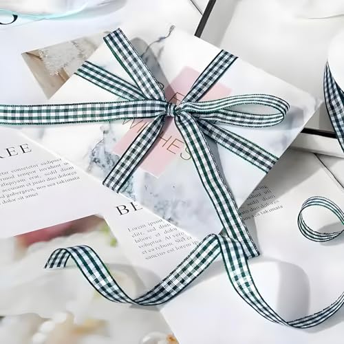 Classic Gingham Checkered Ribbon