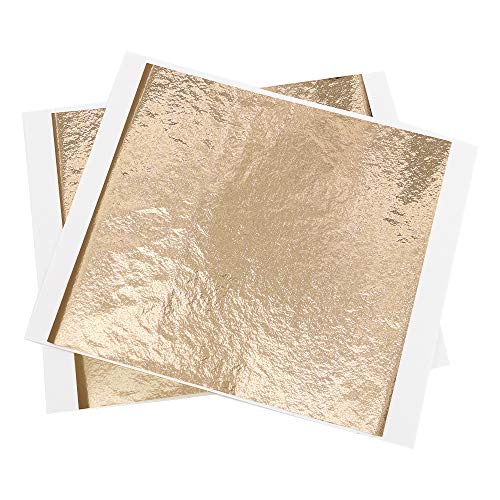 Imitation Gold Foil Sheets 100PCS Champagne Foil (100 Count)