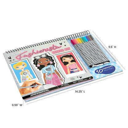 Fashionista Design Sketch Book Set