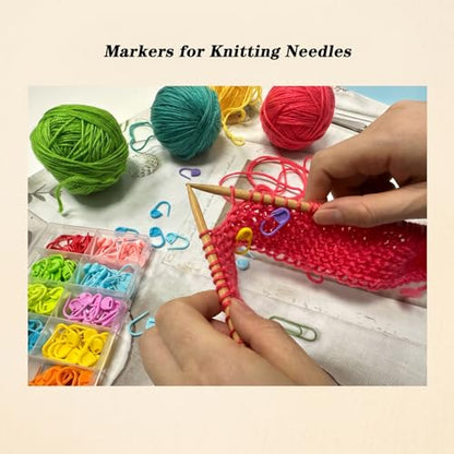 150PCS Locking Stitch Markers with Storage Box (150 Count)