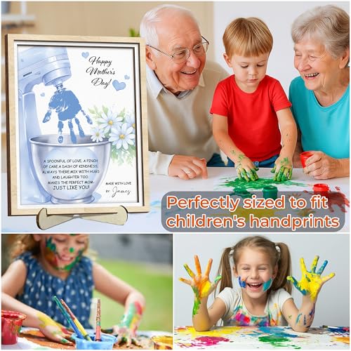 Personalized Mothers Day Handprint Sign