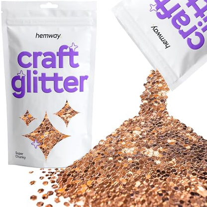 Craft Glitter Bronze Brown 100g Super Chunky Glitter (3.5 Ounce)