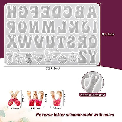 Alphabet Resin Mold