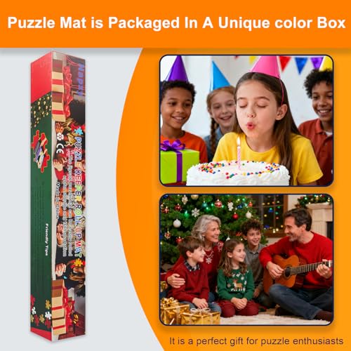 Jigsaw Puzzle Mat Roll Up Set 1500 Rubber Base Board (1500 Count)