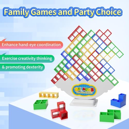 48Pcs Balance Stacking Blocks Game (48 Count)