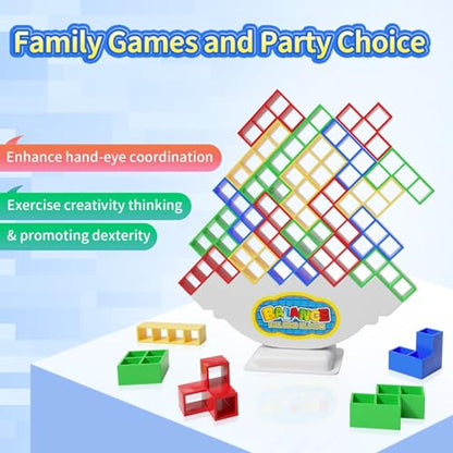 48Pcs Balance Stacking Blocks Game (48 Count)