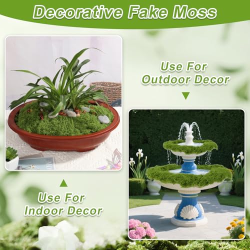 Green Fake Moss for Craft DIY