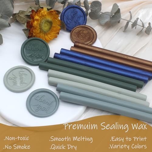 52pcs Navy Blue Wax Sealing Sticks for Wax Seal Stamp