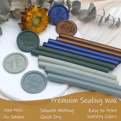 52pcs Navy Blue Wax Sealing Sticks for Wax Seal Stamp