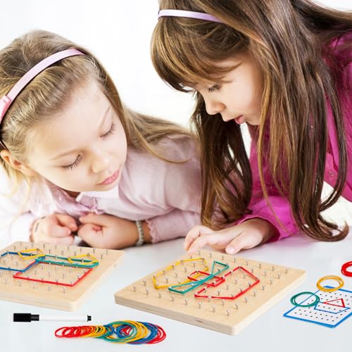 2Pack Wooden Geoboard