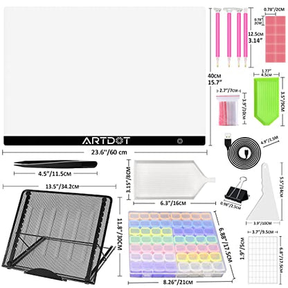 A2 LED Light Pad for Diamond Painting USB Powered Light Board Kit