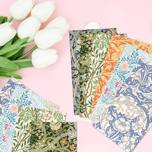 120PCS Vintage Floral Paper Napkins