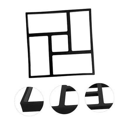 Paving Mold Reusable Paving Mould Stone Path Maker Cement Brick Mold Concrete Forms Paver Mold Stepping Stones Kit Garden Flooring Floor Tile Mould Template Plastic Outdoor