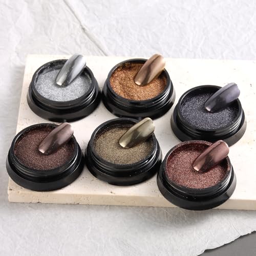Chrome Nail Powder Mirror Effect Metallic Dust (2.6 Ounce)