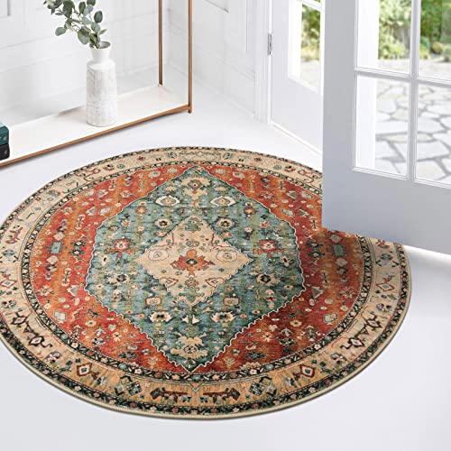 Felice Boho Tribal Round Rugs