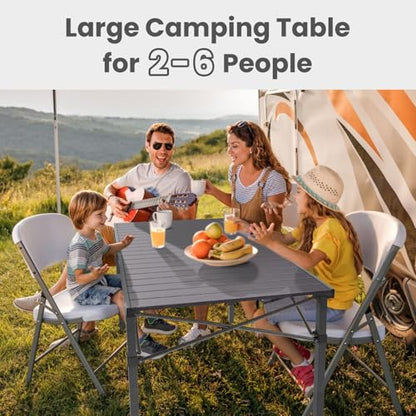 46.4" Large Camping Table for 2