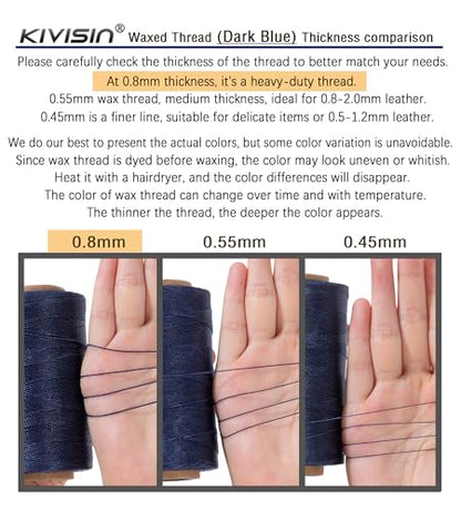Heavy Duty Round Waxed Thread 0.8mm