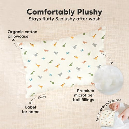 Mini Toddler Pillow with Pillowcase
