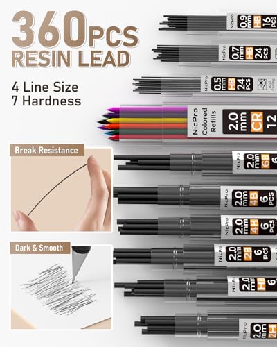 35PCS Art Mechanical Pencil Set (30 Count)