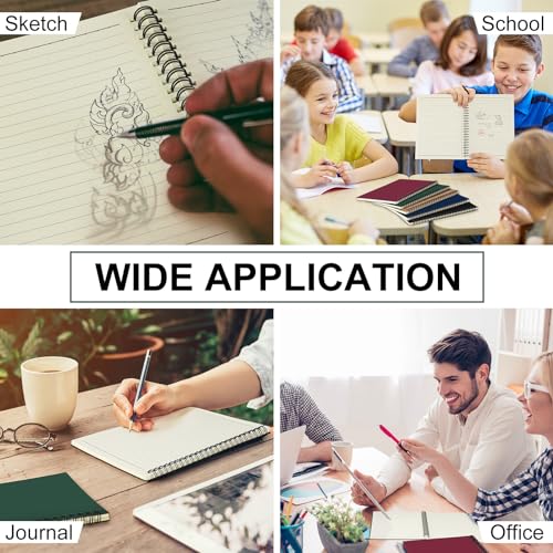 Spiral Notebook College Ruled Journals Notebooks Lined 8.3 x 5.5 Inch Note Books Bulk A5 Writing Notebooks Thick Paper Notebook for Office Business School Supplies