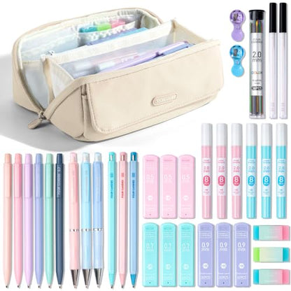 36PCS Mechanical Pencil Set with 624 Lead Refills