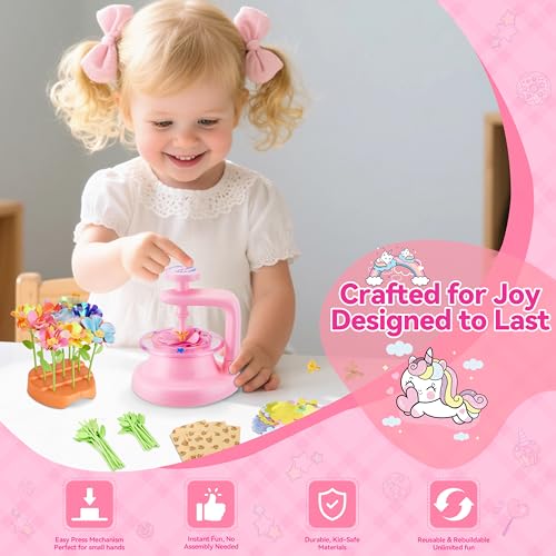 Flower Press Toy Accessories for Kids