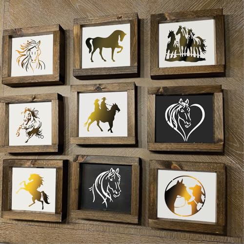 Small Stencils for Painting on Wood Burning Reusable (65 Count)